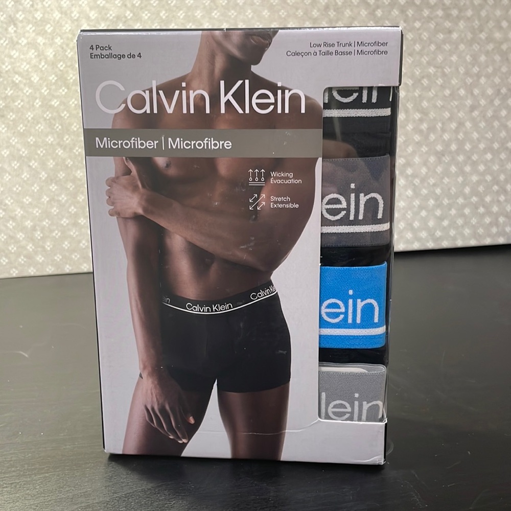 4x Calvin Klein low rise Trunks. NWOT